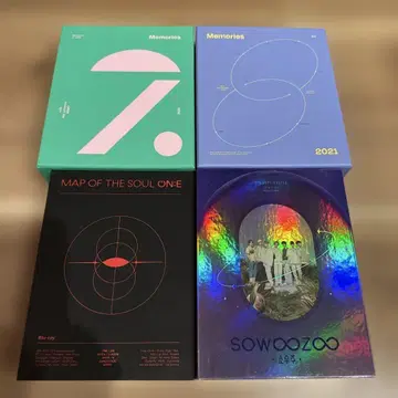 BTS DVD 4세트 Memories SOWOOZOO MAP
