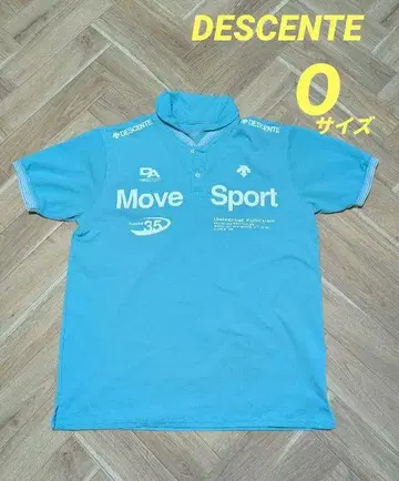 DESCENTE Move Sport 피케 셔츠 스카이블루 O 사이즈