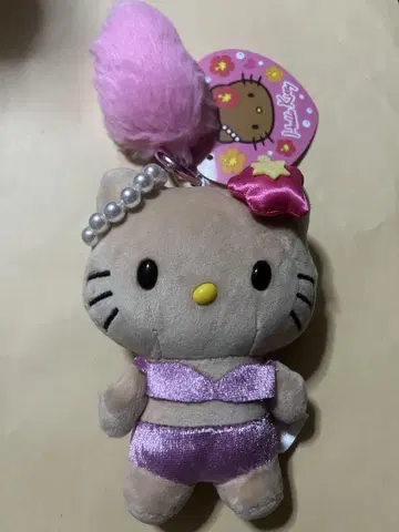 HELLO KITTY GOGO 갸루 꼬리 마스코트 키링 일광화상