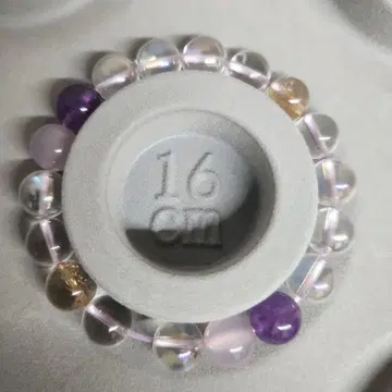 자수정 로즈쿼츠 팔찌 루틸 16cm