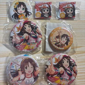 데레마스 신데렐라 걸즈 히메카와 유키 홀로 캔뱃지 7점 세트