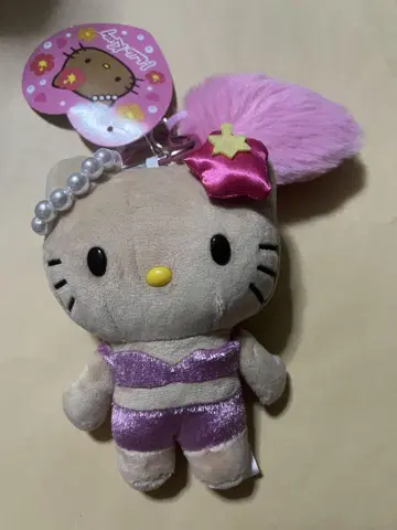 HELLO KITTY GOGO 갸루 꼬리 마스코트 키링 일광화상