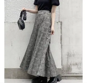 [ dazzlin ] 텍스처 내로우 스커트