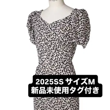 her lip to 체리 원피스 2025 beige M 사이즈