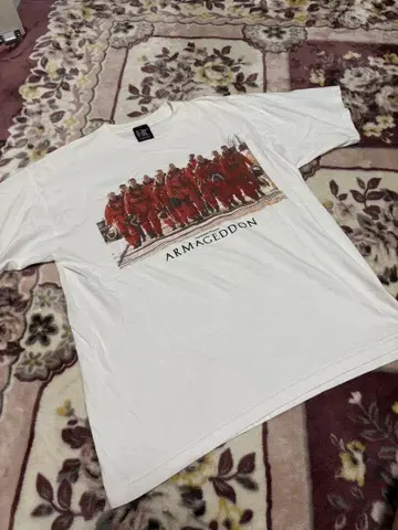 vintage Armageddon 아마겟돈 티셔츠 Movie 영화