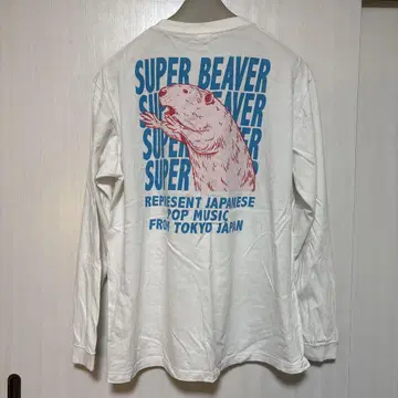 SUPER BEAVER 긴팔 티셔츠 롱티