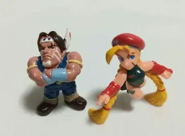 스트리트 파이터 썬더 호크 & 캐미 지우개 피규어 2세트