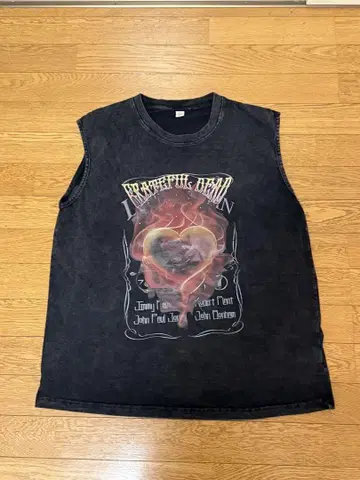 Grateful Dead 슬리브리스 상의 L 사이즈