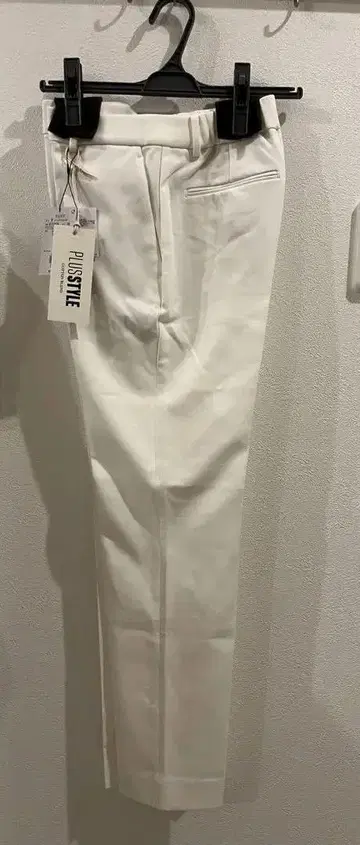 [새상품] 플라스테 PLUS STYLE 스틱 팬츠 M 코튼 블렌드