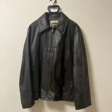 다크 브라운 가죽 자켓 XL