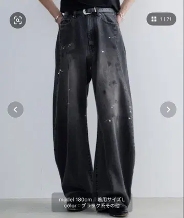 SINSS 배기 실루엣 커브 데님 완판템
