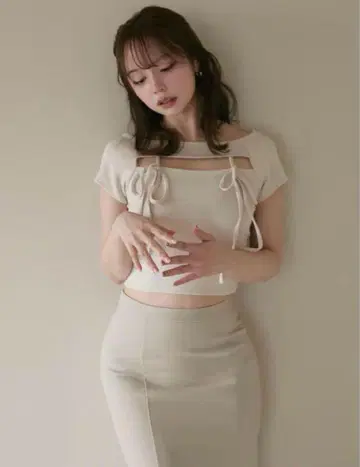 [정품] andmary Bebe ribbon tops