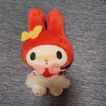 마이멜로디 봉제 인형 빨간색