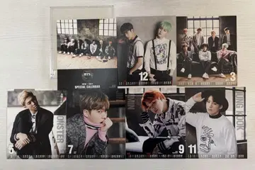 BTS HMV 수량 한정 양면 엽서 달력
