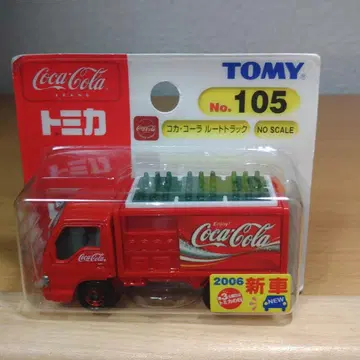토미카 코카콜라 루트 트럭 (파란색 TOMY 로고) 미개봉품