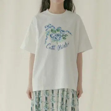 캐스키드슨 오버사이즈 티셔츠 GardenRibbon