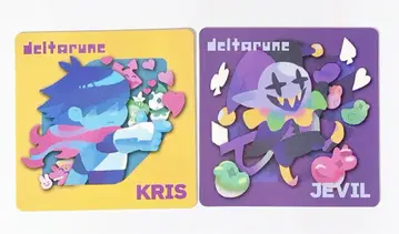 게이머 야키 코스터 deltarune 크리스 제빌 GIGO 시부야