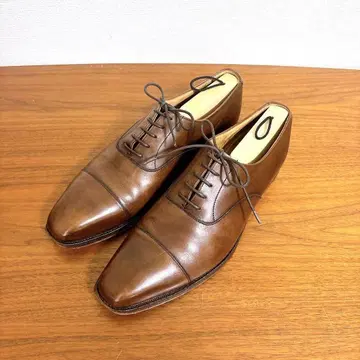 CROCKETT&JONES HALLAM 스트레이트 팁 7E 브라운
