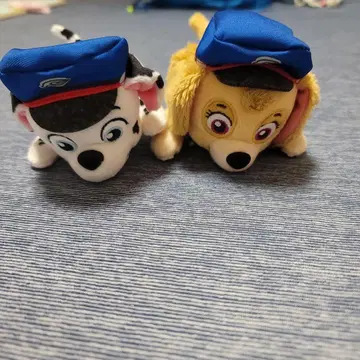 퍼피 패트롤 봉제 인형 2개 세트