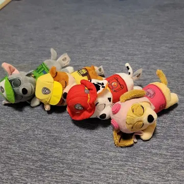 퍼피 패트롤 봉제 인형 세트