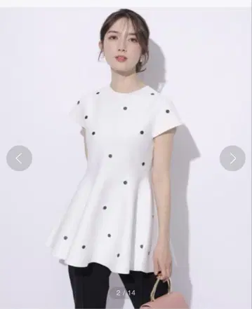 아푸와이저 리셰 도트 니트 튜닉