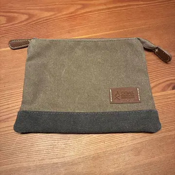 Coalcracker Bushcraft 지퍼 파우치 캔버스 원단