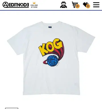 에디트모드 EDITMODE SDP x KOG 티셔츠 XL