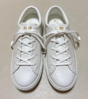 컨버스 올스타 쿠페 레더 OX 화이트 22cm