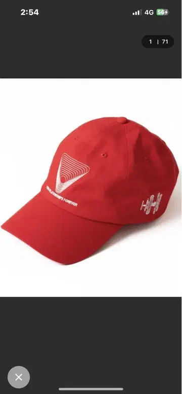 wishforever cap 캡 빨간색