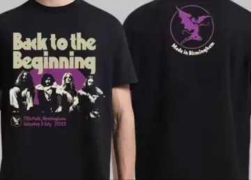 Black Sabbath 백 투 더 비기닝 T셔츠