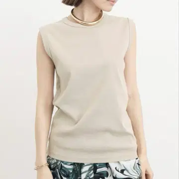 새상품 라빠르망 GOOD GRIEF!/CREW NECK NO SLEEVE