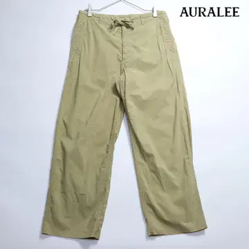AURALEE 오라리 이지 팬츠 남성용 0 S 카키