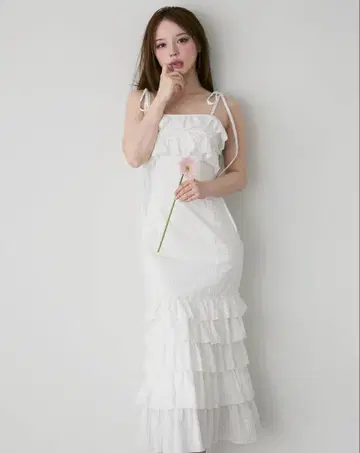 [완판템] Franka cotton dress 화이트 새상품
