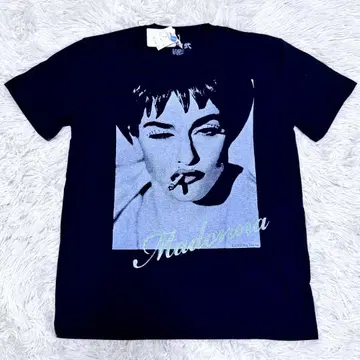 새상품 미사용 PPFM madonna 반팔 티셔츠 블랙 M 마돈나
