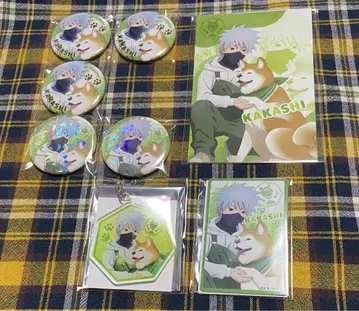 NARUTO 나루토 애니멀 카미애니TOUCH 금박 캔뱃지 카카시