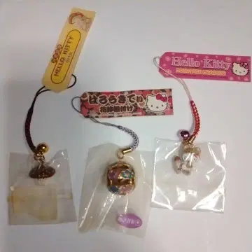 헬로키티 참 포함 스트랩 3세트