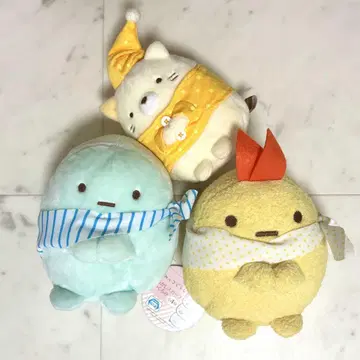스미코구라시 봉제 인형 3점