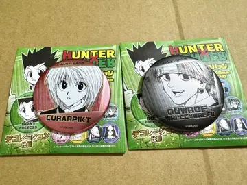 HUNTER x HUNTER 데컬렉션 캔뱃지 크라피카 클로로 2세트