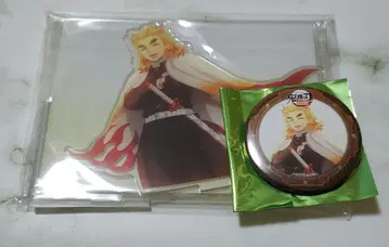 귀멸의 칼날 ufotable 무한성편 렌고쿠 쿄쥬로 아크릴 스탠드 캔뱃지