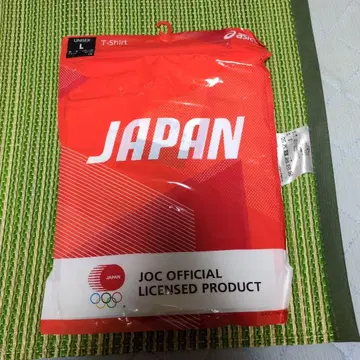 asics JAPAN 티셔츠 L 사이즈 레드