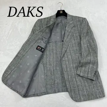 I99 XL 닥스 린넨 울 실크 테일러드 자켓 그레이 남성용