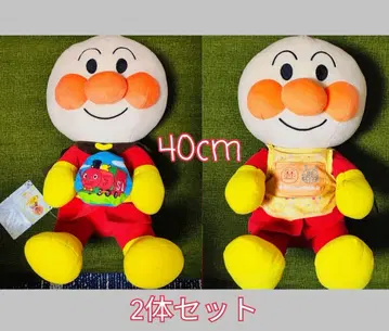 새상품 호빵맨 40cm BIG 봉제 인형 세트