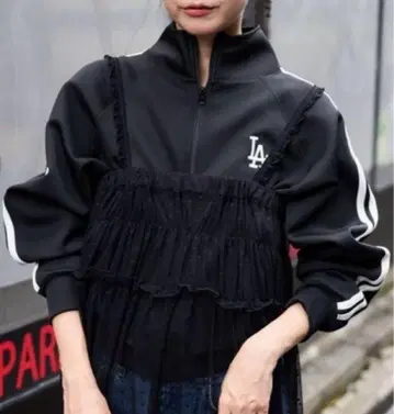FREAK'S STORE MLB 트랙 자켓 블랙