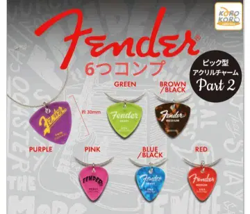 Fender 피크형 아크릴 참 Part.2 가챠 새상품 6개 컴프