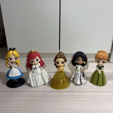 Qposket 프린세스 피규어 5체 세트