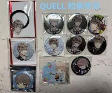 츠키프로 QUELL 이즈미 슈우 캔뱃지 머리끈