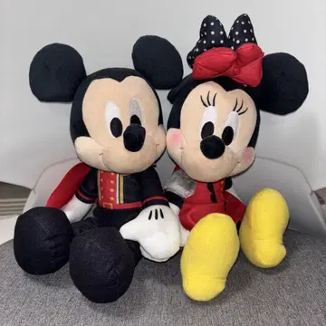 미키와 미니 봉제 인형 세트