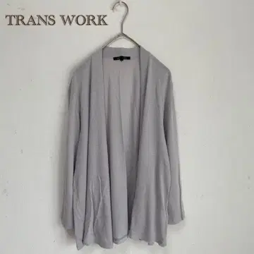 TRANS WORK/트랜스워크 ] 가디건 겉옷 [ 38 ] 숄카라