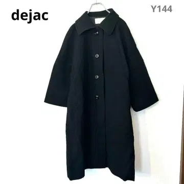 드 잭 울 코트 블랙 스텐 칼라 모 100% 11호 L 아우터 겨울