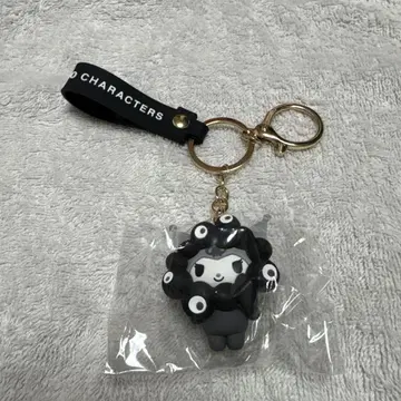 쿠로미 간사이 오사카 엑스포 블랙 먝먝 산리오 입체 마스코트 키링